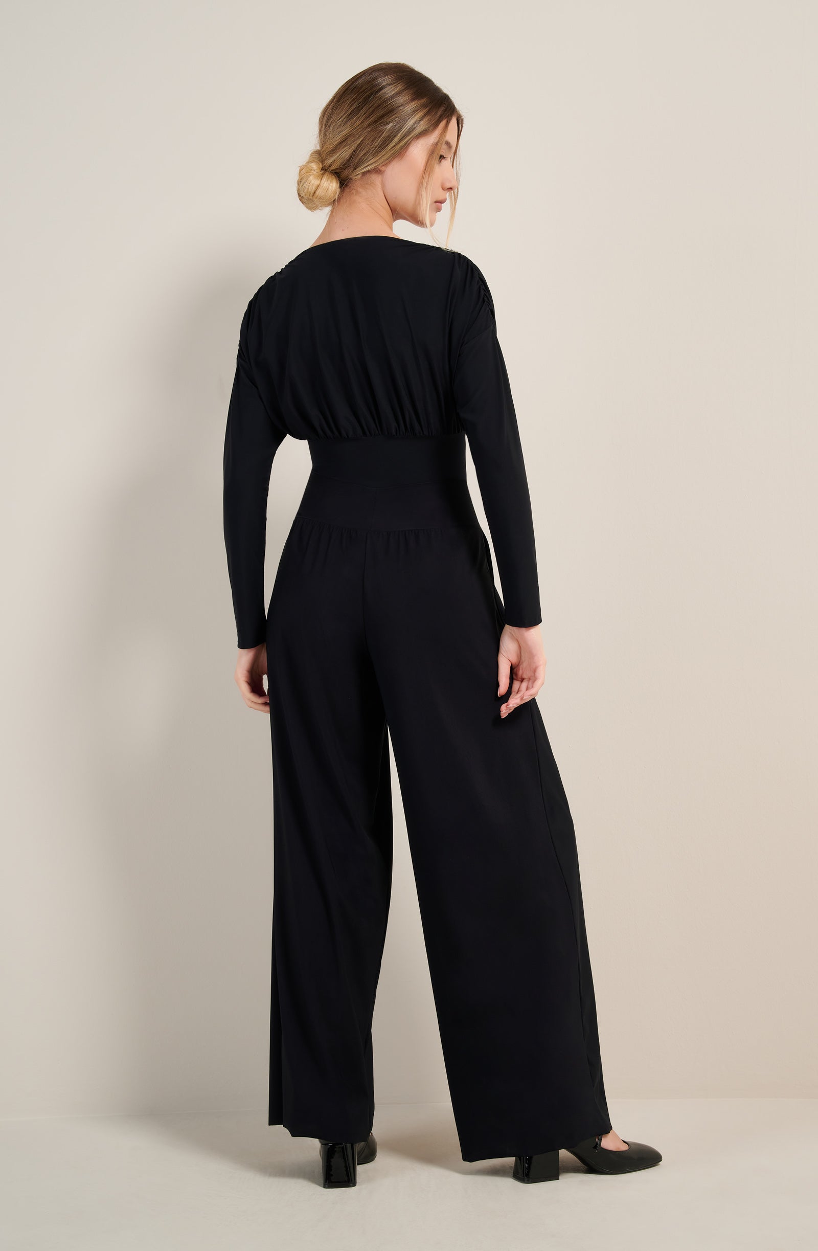 pain-de-sucre-panna-noir-pantalon-ample-fluide-en-voile-l-ger image 2