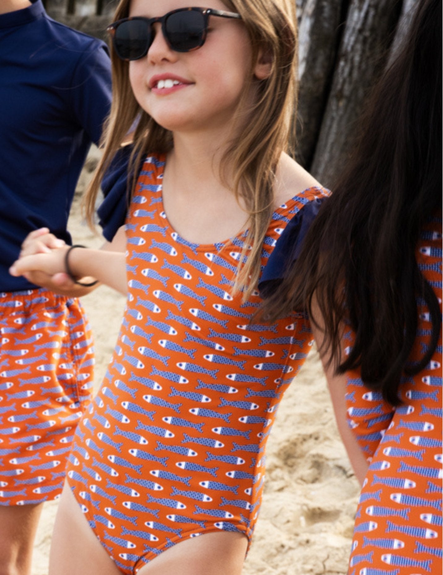 les-ultraviolettes-starlette-maillot-une-pi-ce-anti-uv-fille-poissons-2-12-ans image 2