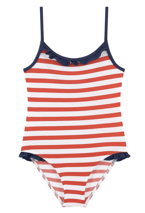 les-ultraviolettes-starlette-rayure-mandarine-maillot-une-pi-ce-anti-uv-upf50-fi image 2
