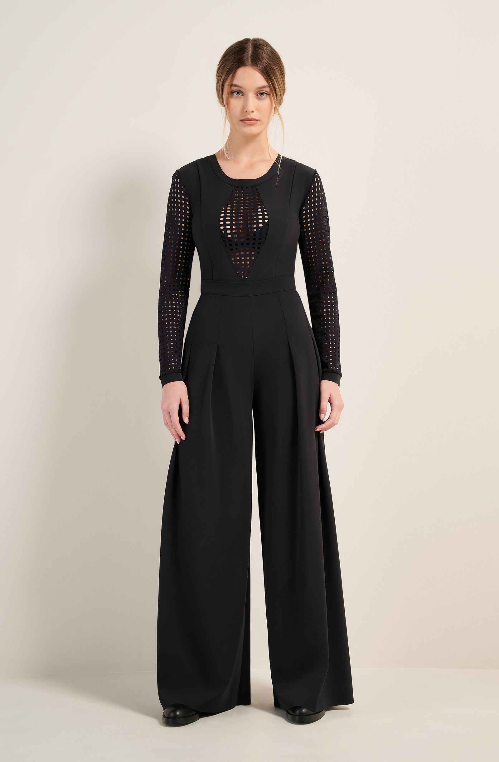 pain-de-sucre-pandora-pantalon-large-taille-haute-noir image 4