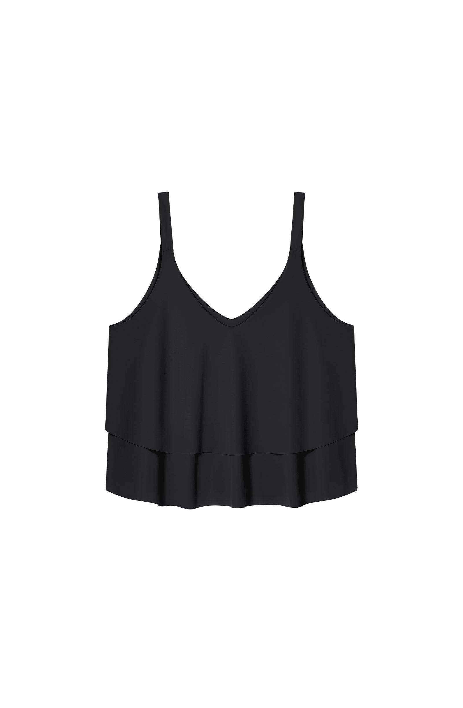 pain-de-sucre-tea-top-ample-volant-noir-bretelles-fines image 7