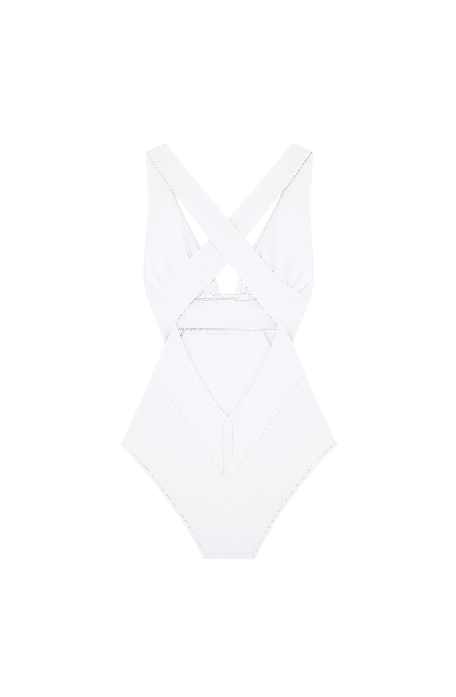 pain-de-sucre-capri-maillot-de-bain-une-pi-ce-nageur-blanc-bonded-d-collet-profo image 7