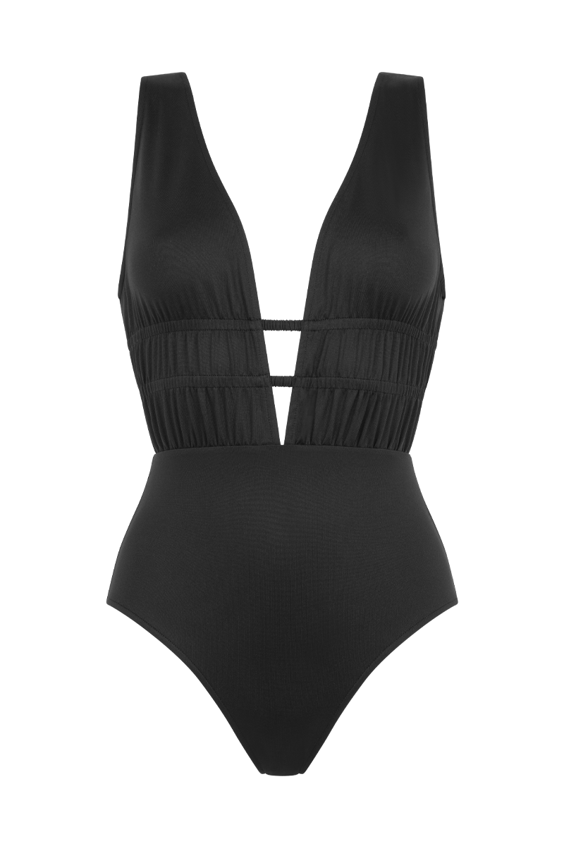 anja-paris-le-captivant-maillot-de-bain-une-pi-ce-maxi-d-collet-fronc-noir image 2