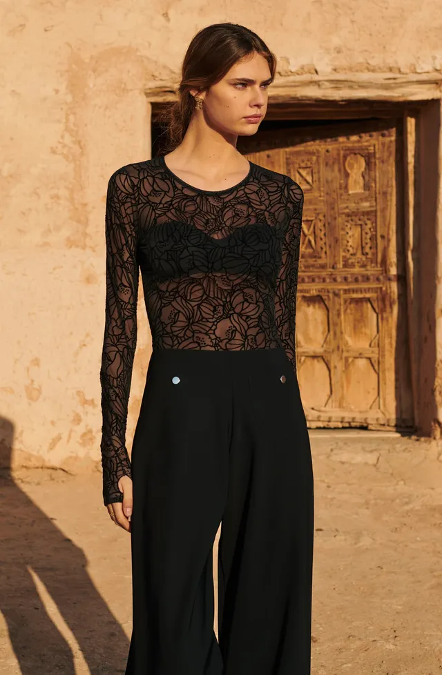 pain-de-sucre-moana-body-tulle-transparent-noir image 1