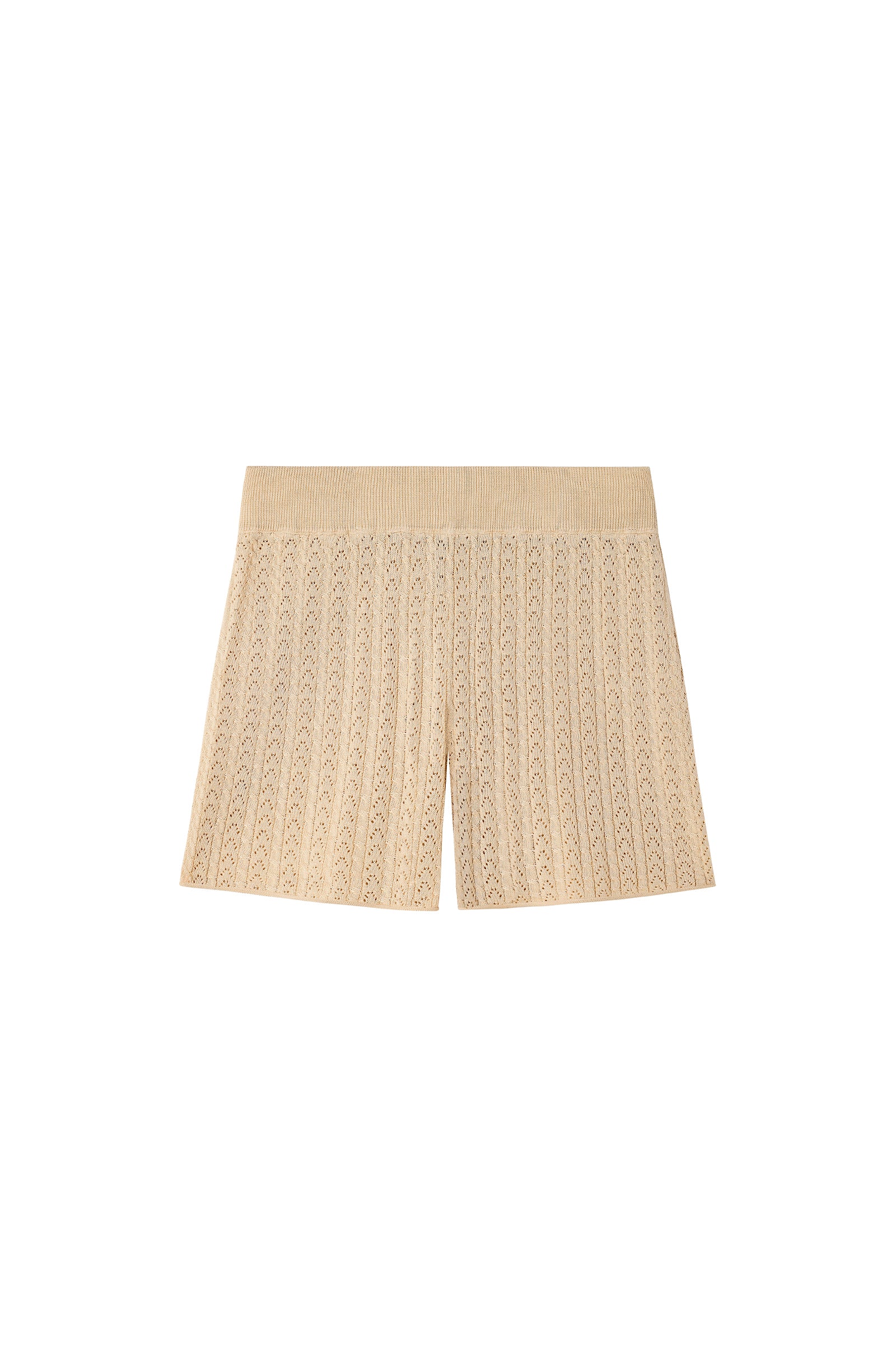 pain-de-sucre-alyx-short-homewear-maille-ajour-e-beige image 5