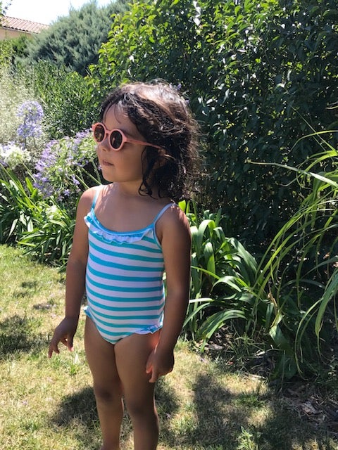 les-ultraviolettes-starlette-maillot-une-pi-ce-anti-uv-fille-rayure-menthe image 1