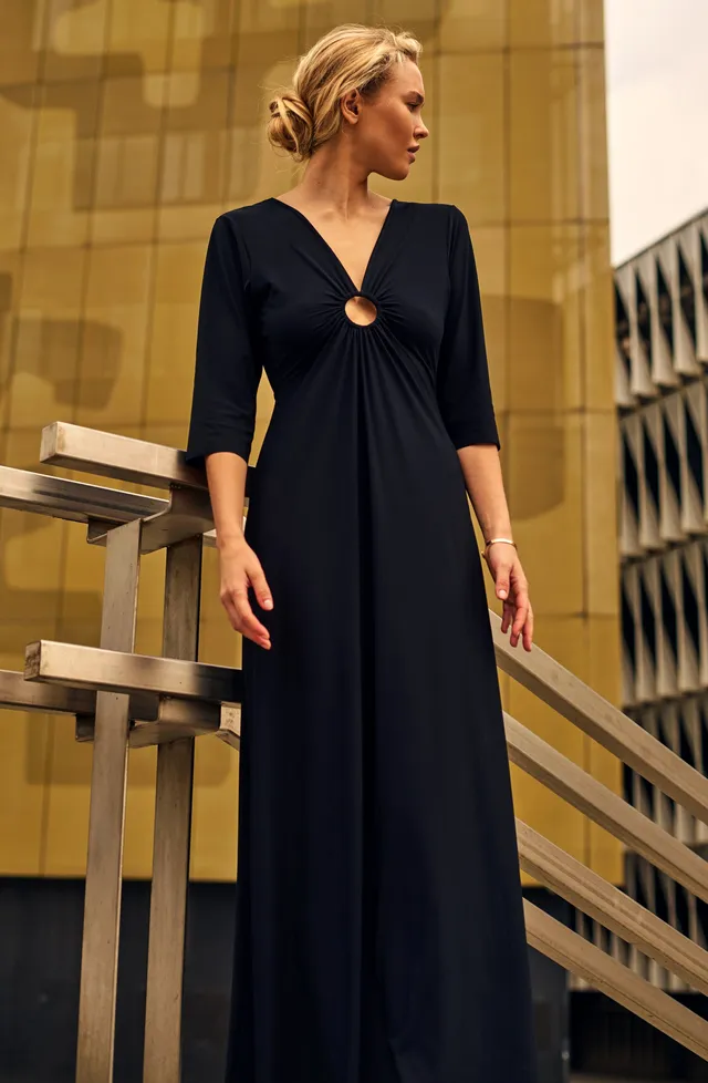 pain-de-sucre-carmenn-robe-longue-beachwear-noir image 1