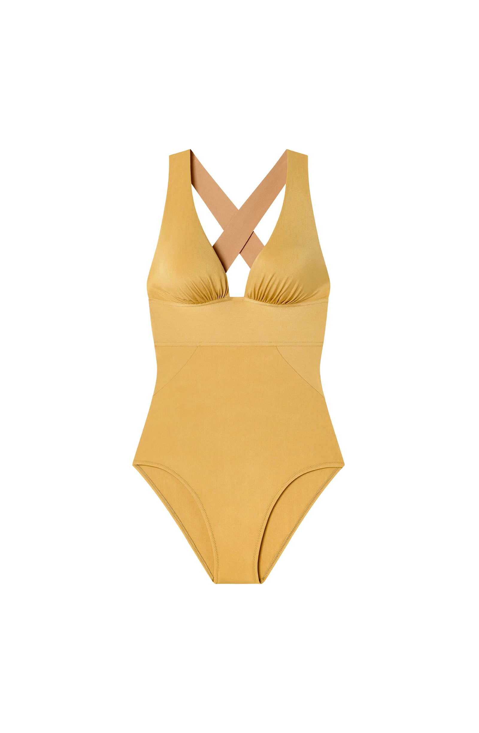 pain-de-sucre-capri-maillot-de-bain-une-pi-ce-nageur-bonnets-drap-s-gold image 5
