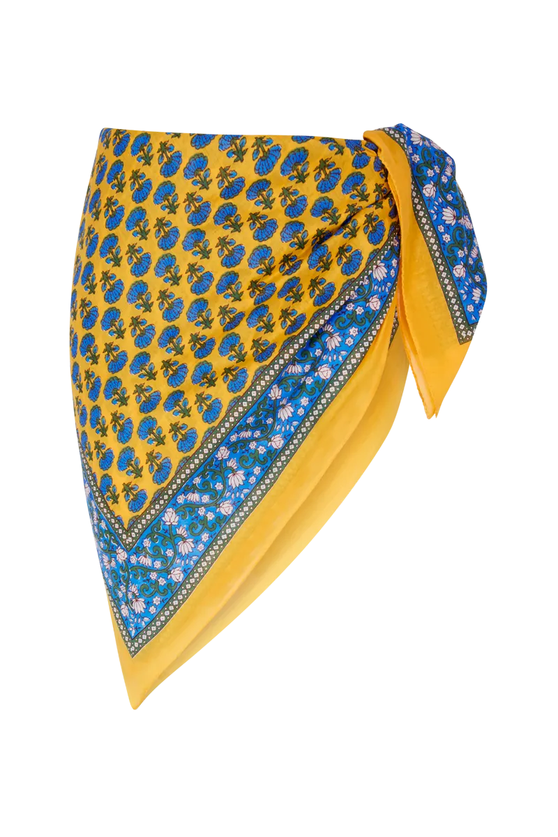 anja-paris-le-par-o-imprim-fleurs-bleu-jaune-par-o-de-plage-180-x-115-cm image 1