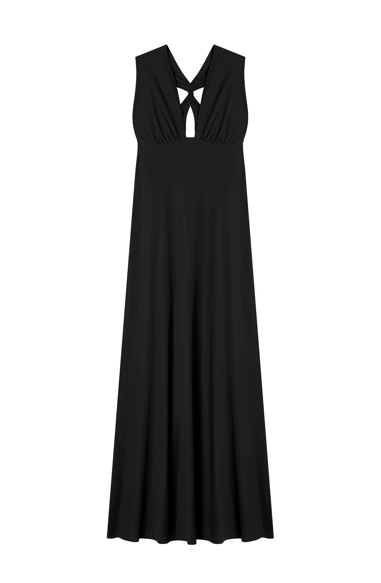 pain-de-sucre-reena-robe-longue-beachwear-noire image 5