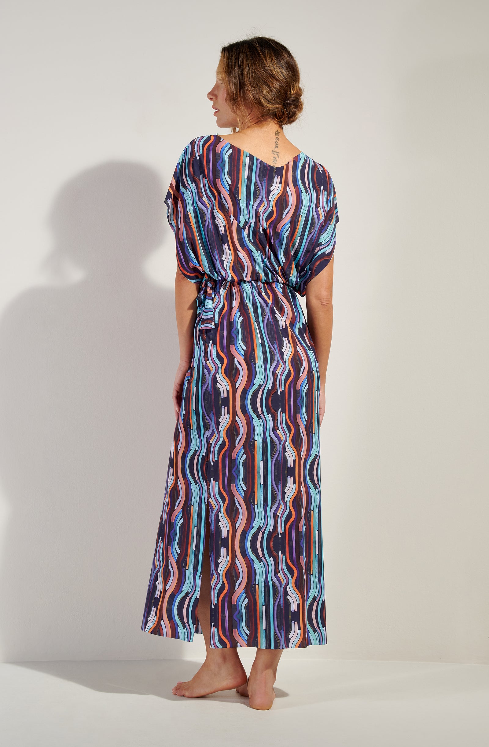 pain-de-sucre-randa-neon-robe-tunique-longue-ample-voile-fluide image 2