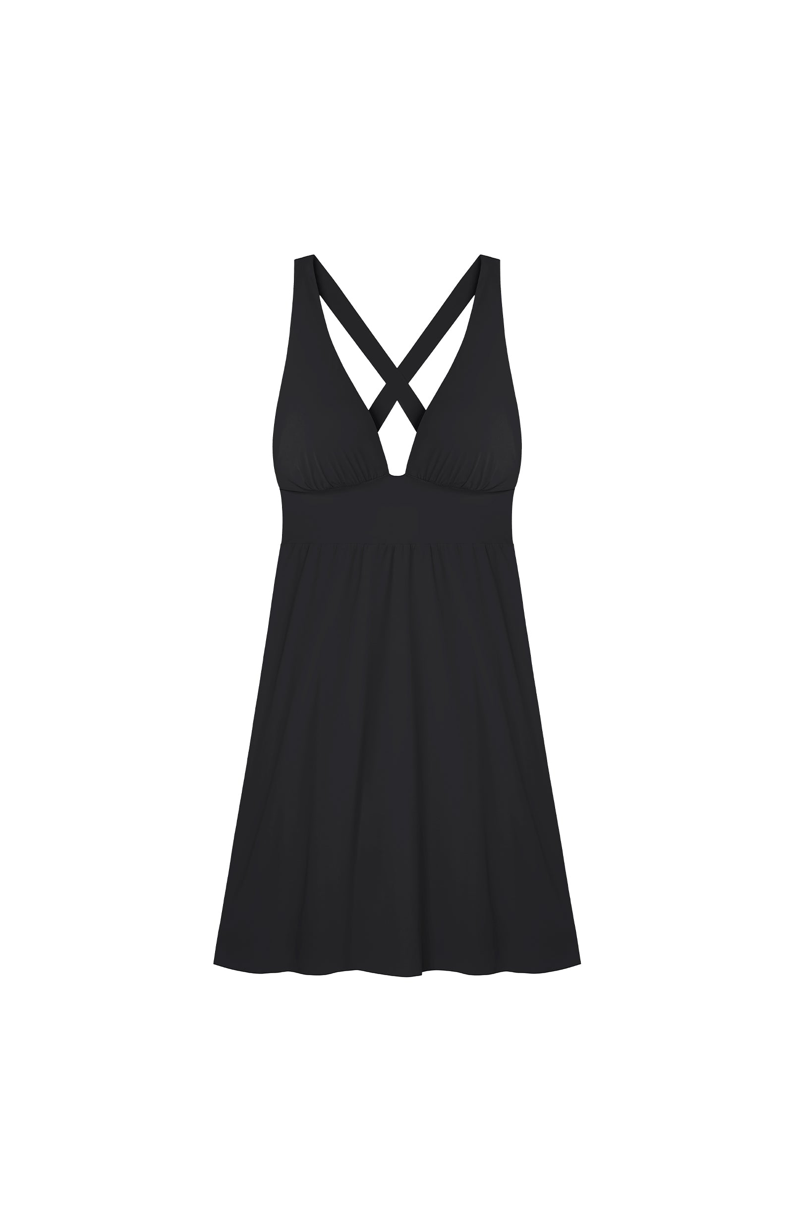 pain-de-sucre-marylou-robe-courte-voile-noir-beachwear image 6
