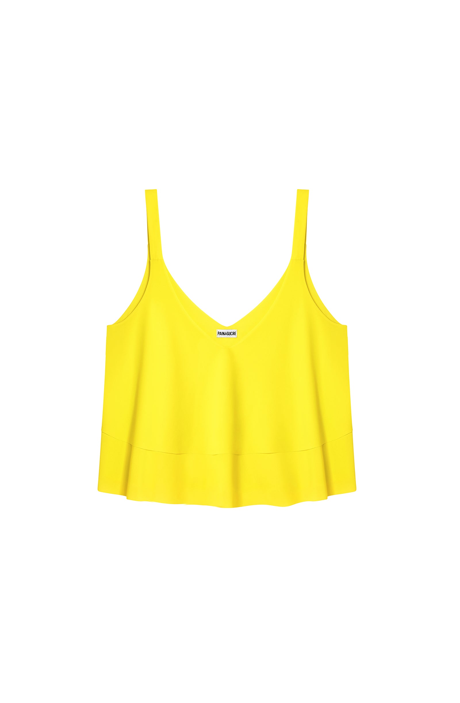 pain-de-sucre-tea-top-volant-beachwear-citron image 4