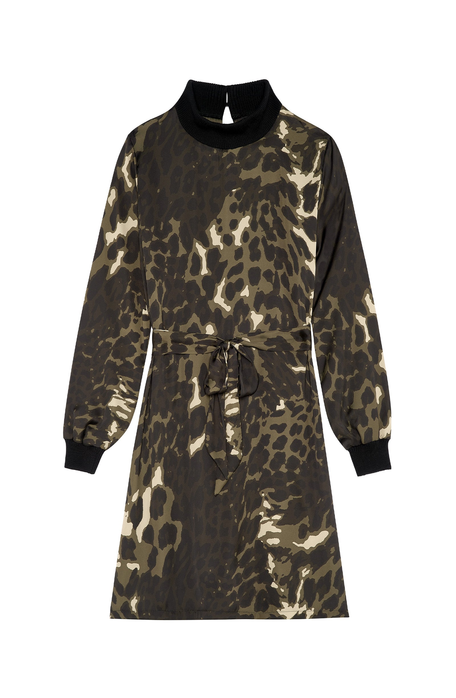 pain-de-sucre-rebecca-robe-jungle-satin-ceinture image 7