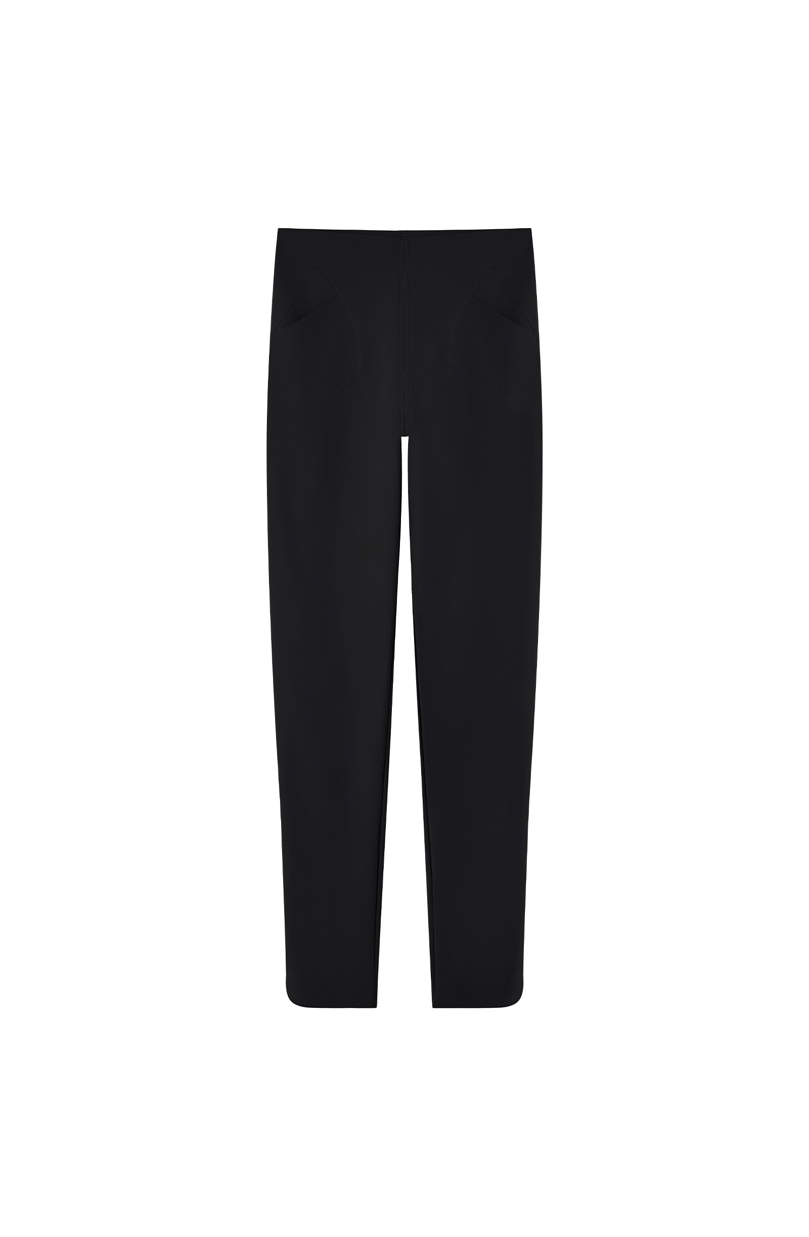 pain-de-sucre-pippo-pantalon-cigarette-taille-haute-noir image 5